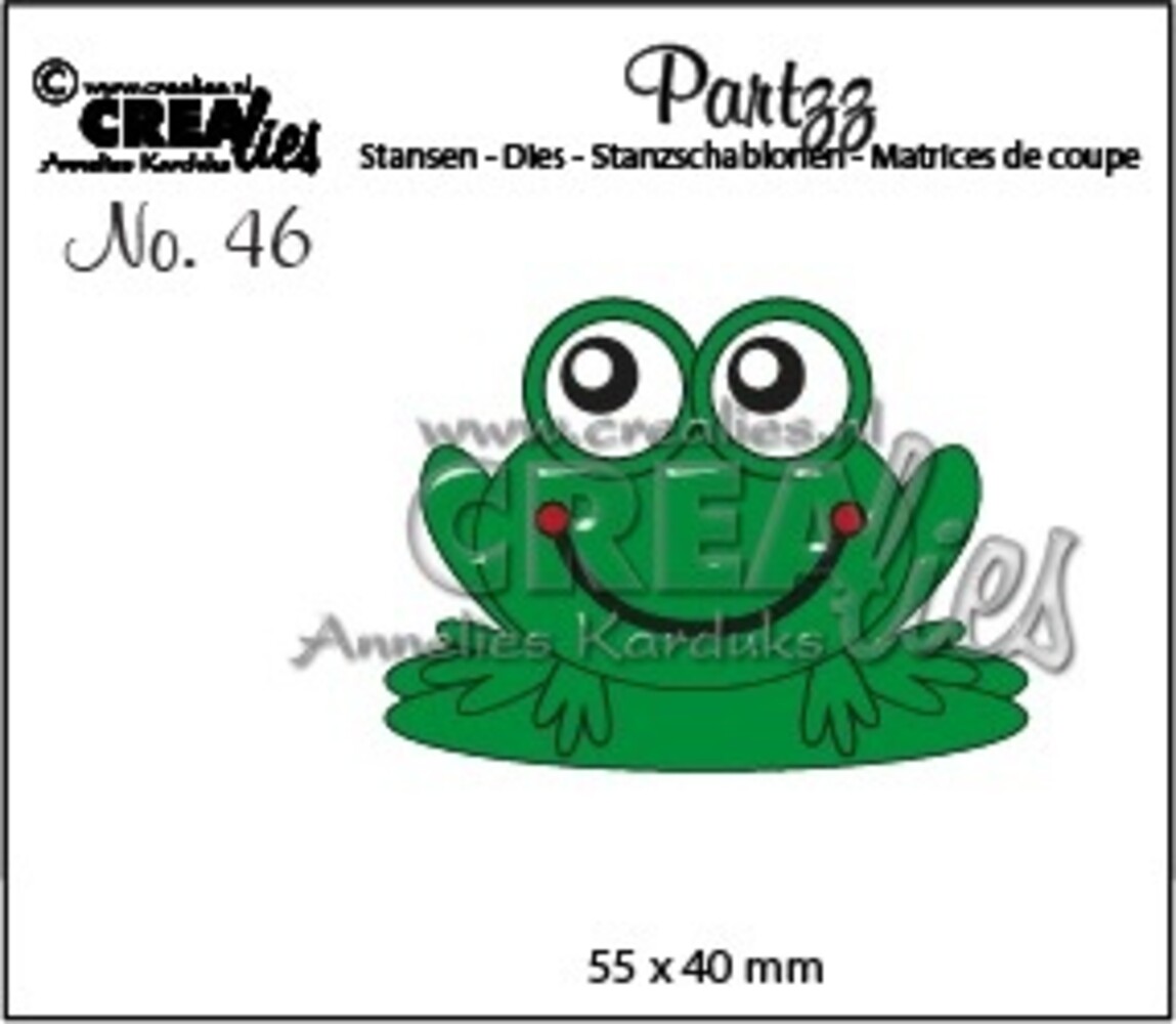 Crealies Partzz Dies No. 46 Frog (CLPartzz46)