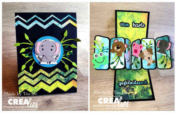 Crealies Partzz Stansen No. 46 Kikker (CLPartzz46)