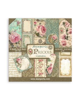 Stamperia Precious 12x12 Inch Paper Pack (SBBL24)
