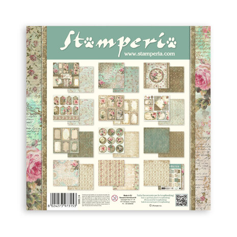 Stamperia Precious 12x12 Inch Paper Pack (SBBL24)