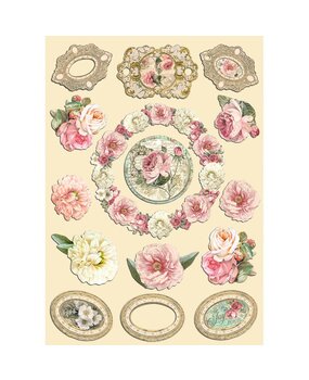 Stamperia Precious Colored Wooden Shape A5 (KLSP151) (DISCONTINUED)