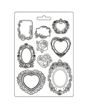 Stamperia Precious Soft Mould A4 Frames (K3PTA4571) (DISCONTINUED)
