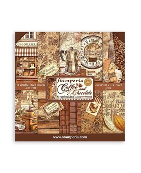 Stamperia Coffee and Chocolate Cards Collection (SBCARD23)
