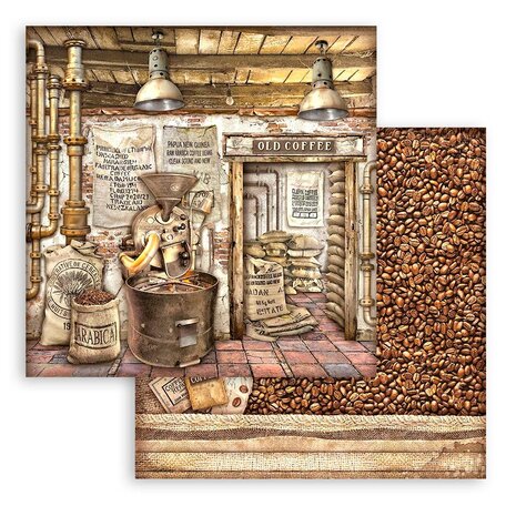 Stamperia Coffee and Chocolate 12x12 Inch Paper Pack (SBBL144)