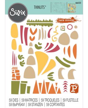 Sizzix Thinlits Die by Pete Hughes Infinite Doodles #1 (59pcs) (666523) Sizzix Thinlits Die by Pete Hughes Infinite Doodles #1 (59pcs) (666523)