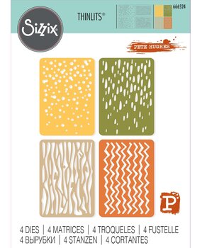 Sizzix Thinlits Die by Pete Hughes Infinite Doodles #2 (4pcs) (666524) (DISCONTINUED) Sizzix Thinlits Die by Pete Hughes Infinite Doodles #2 (4pcs) (666524) (DISCONTINUED)