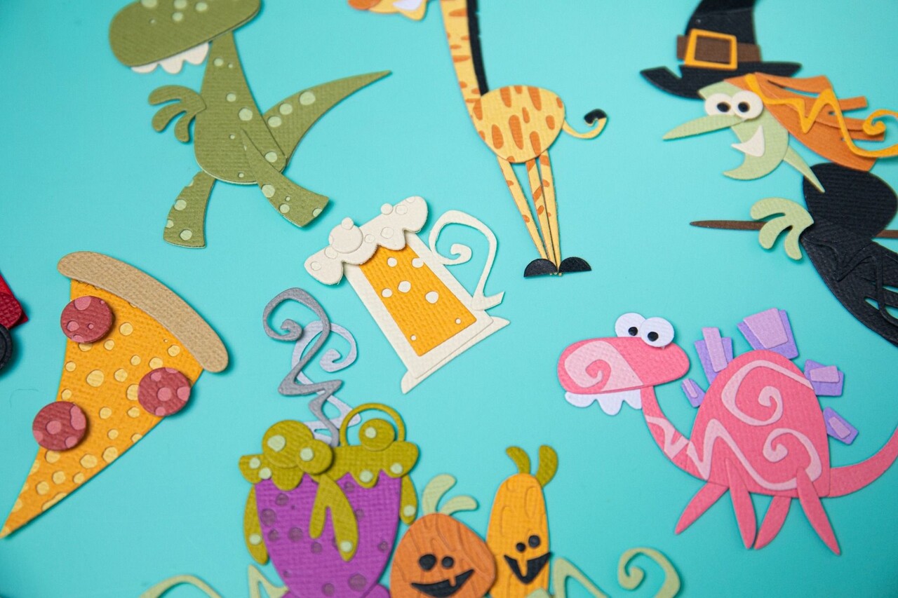 Sizzix Thinlits Die by Pete Hughes Infinite Doodles #2 (4pcs) (666524) (DISCONTINUED)