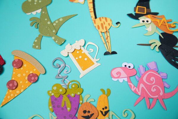 Sizzix Thinlits Die by Pete Hughes Infinite Doodles #2 (4pcs) (666524) (DISCONTINUED)