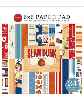 Carta Bella Slam Dunk 6x6 Inch Paper Pad (CBSD345023) (OUTLET)