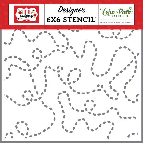 Echo Park Ladybug Trails Stencil (LLB347035) (OUTLET)
