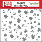 Echo Park Gorgeous Garden Stencil (LLB347033) (DISCONTINUED)