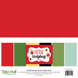 Echo Park Little Ladybug 12x12 Inch Coordinating Solids Paper Pack (LLB347015) (DISCONTINUED)