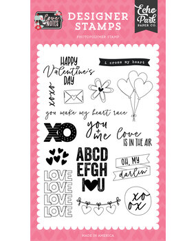 Echo Park I Cross My Heart Designer Stamps (LN344043) (DISCONTINUED)