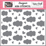 Echo Park Love Is In The Air Stencil (LN344033) (DISCONTINUED)