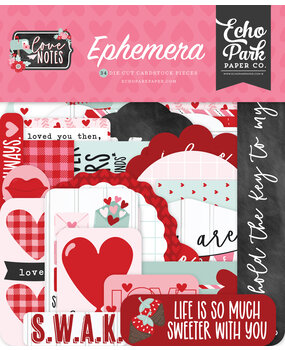 Echo Park Love Notes Ephemera (LN344024) (DISCONTINUED)