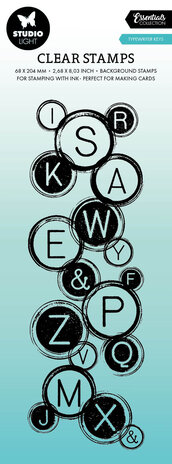 Studio Light Typewriter Keys Essentials Clear Stamps (SL-ES-STAMP551) (DISCONTINUED)