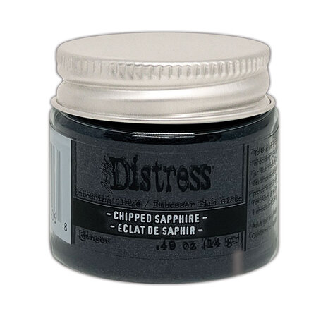 Ranger Tim Holtz Distress Embossing Glaze Chipped Sapphire 1 oz (TDE84068) Ranger Tim Holtz Distress Embossing Glaze Chipped Sapphire 1 oz (TDE84068)