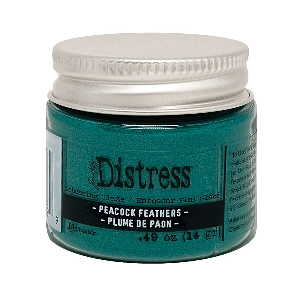 Ranger Tim Holtz Distress Embossing Glaze Peacock Feathers 0.49 oz (TDE84099) Ranger Tim Holtz Distress Embossing Glaze Peacock Feathers 0.49 oz (TDE84099)