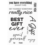 My Favorite Things Best Gift Ever Clear Stamps (CS-847)
