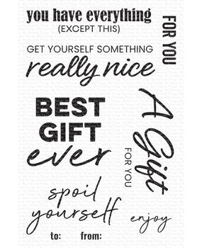 My Favorite Things Best Gift Ever Clear Stamps (CS-847)