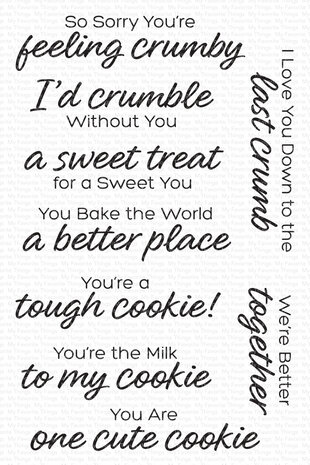 My Favorite Things Cookie Crumbs Clear Stamps (CS-846)