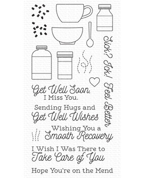 My Favorite Things Feel Better Clear Stamps (CS-840)