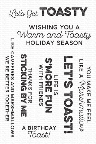 My Favorite Things Get Toasty Clear Stamps (CS-839) (OUTLET) My Favorite Things Get Toasty Clear Stamps (CS-839) (OUTLET)