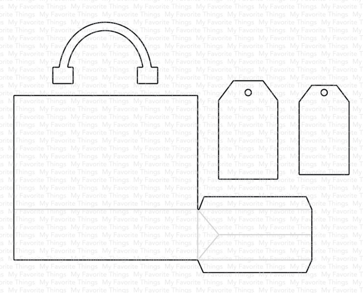 My Favorite Things Gift Bag Die-namics (MFT-2671) (OUTLET)