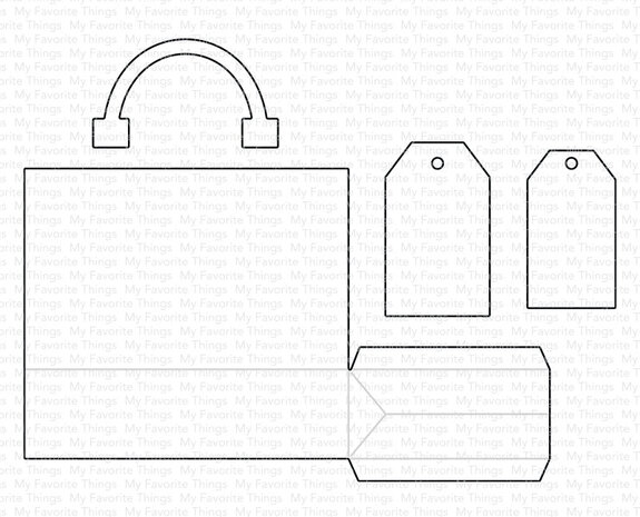 My Favorite Things Gift Bag Die-namics (MFT-2671) (OUTLET)
