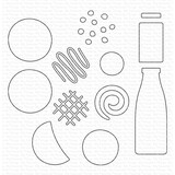 My Favorite Things Milk and Cookies Die-namics (MFT-2672)