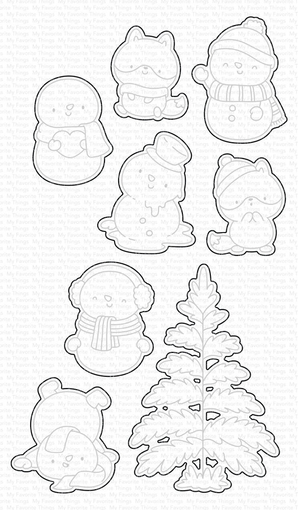 My Favorite Things Snow Happy Die-namics (MFT-2669) (DISCONTINUED) My Favorite Things Snow Happy Die-namics (MFT-2669) (DISCONTINUED)