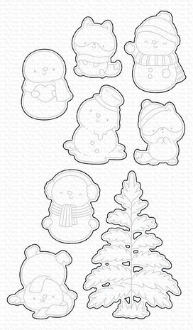 My Favorite Things Snow Happy Die-namics (MFT-2669) (DISCONTINUED) My Favorite Things Snow Happy Die-namics (MFT-2669) (DISCONTINUED)