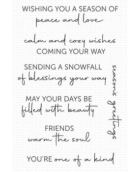 My Favorite Things Snowfall of Blessings Clear Stamps (CS-841)