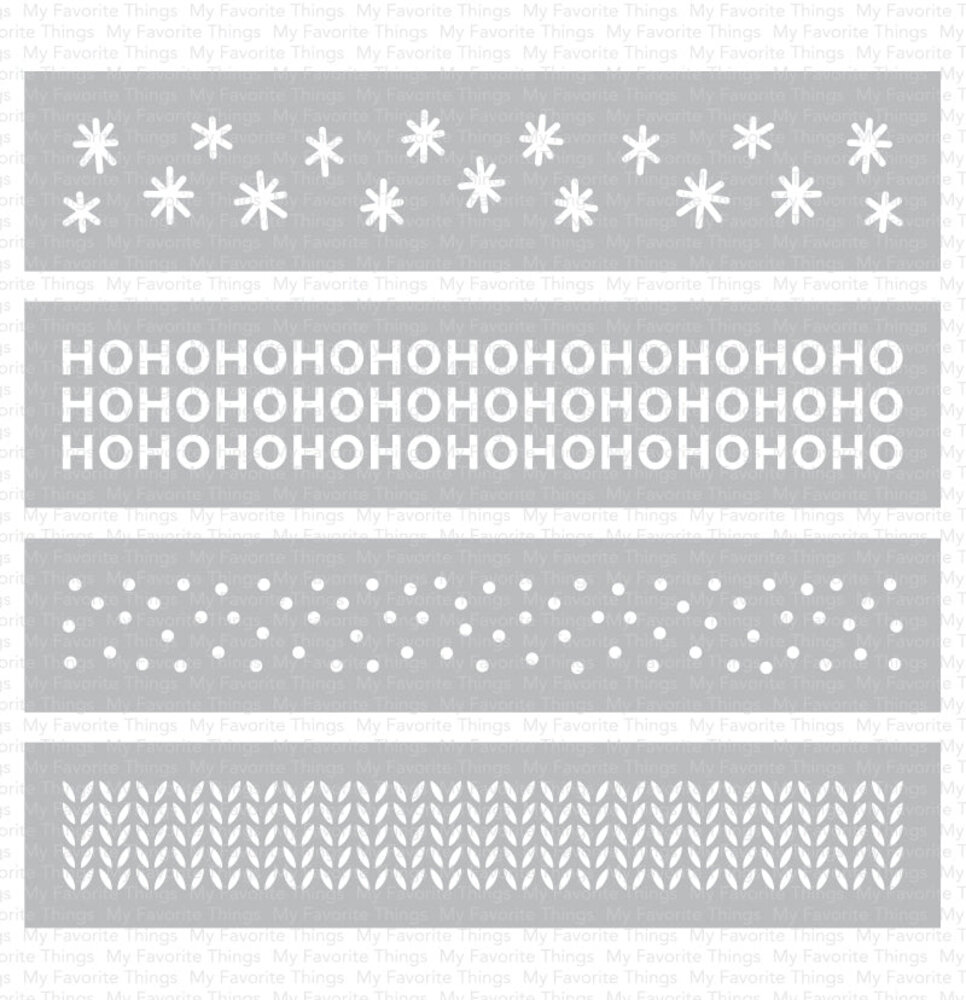 My Favorite Things Winter Strips Stencil (ST-191) My Favorite Things Winter Strips Stencil (ST-191)