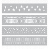 My Favorite Things Winter Strips Stencil (ST-191) (OUTLET)
