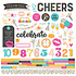 Happy New Year Cardstock Stickers (21901) (OUTLET)