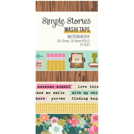 Simple Stories Noteworthy Washi Tape (21329) (DISCONTINUED)