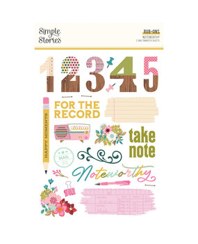 Simple Stories Noteworthy Rub-ons (21323) (DISCONTINUED)