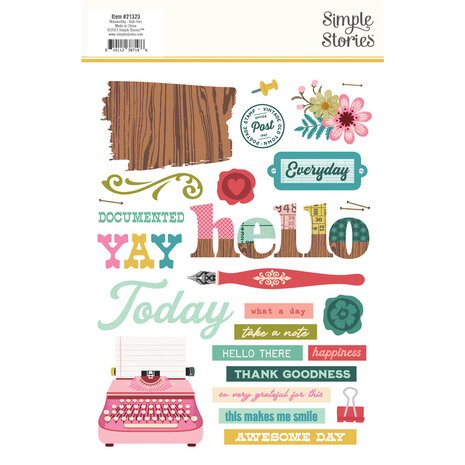 Simple Stories Noteworthy Rub-ons (21323) (DISCONTINUED)