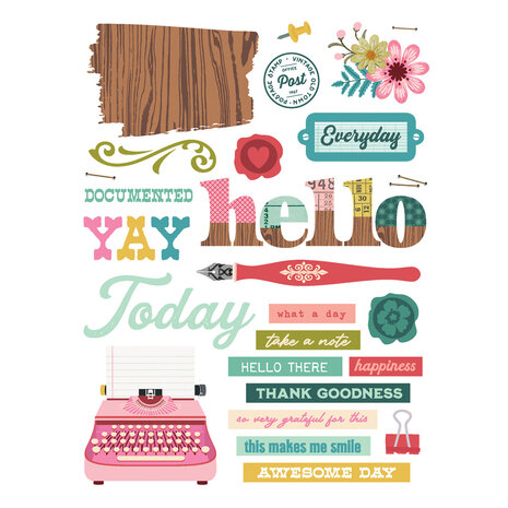 Simple Stories Noteworthy Rub-ons (21323) (OUTLET)