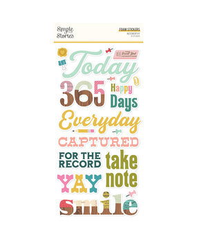 Simple Stories Noteworthy Foam Stickers (21326) (DISCONTINUED)