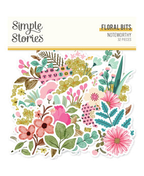 Simple Stories Noteworthy Floral Bits & Pieces (21320) (DISCONTINUED)