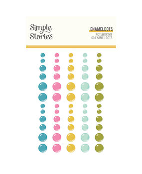 Simple Stories Noteworthy Enamel Dots (21328) (DISCONTINUED)