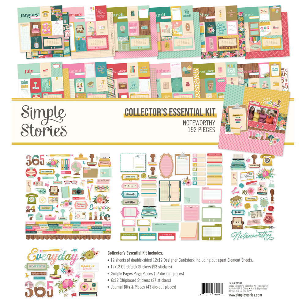Simple Stories Noteworthy Collector's Essential Kit (21301) (DISCONTINUED)