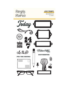 Simple Stories Noteworthy Clear Stamps (21316) (DISCONTINUED)