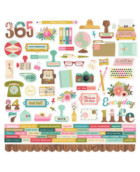 Simple Stories Noteworthy Cardstock Stickers (21302) (DISCONTINUED)