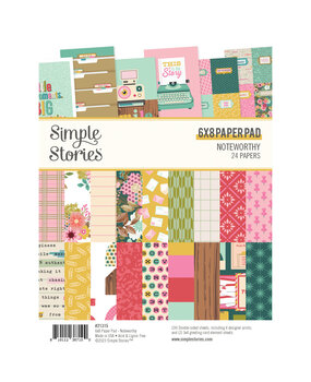 Simple Stories Noteworthy 6x8 Inch Paper Pad (21315) (DISCONTINUED)