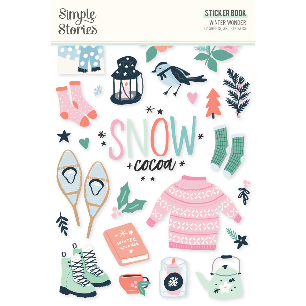 Simple Stories Winter Wonder Sticker Book (21223) (DISCONTINUED)