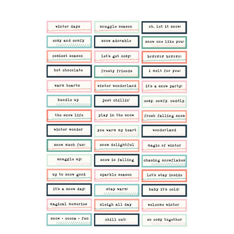 Simple Stories Winter Wonder Sticker Book (21223) (DISCONTINUED)