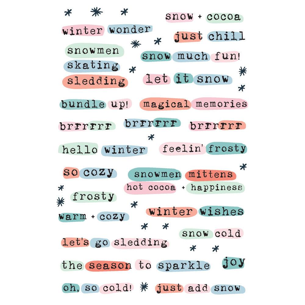 Simple Stories Winter Wonder Sticker Book (21223) (DISCONTINUED)